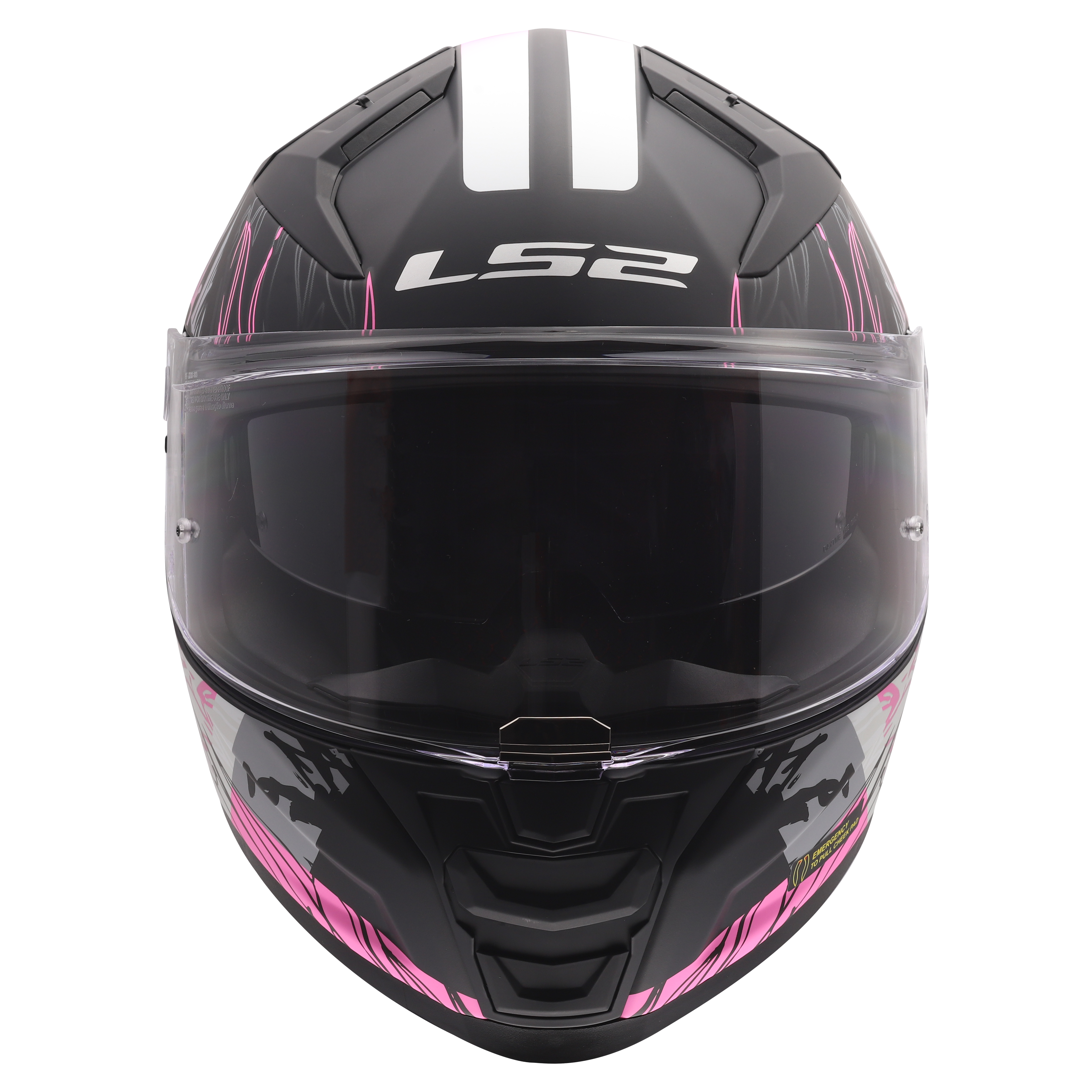 LS2 FF811 VECTOR II DARFLO MATT BLACK PINK  168112711 (8)